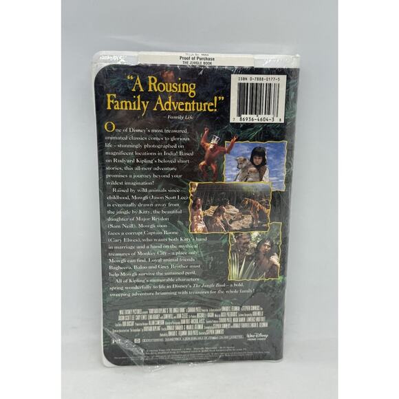The Jungle Book Animated 1994 Movie Walt Disney Home Video VHS 1994 Family New - Picture 4 of 11